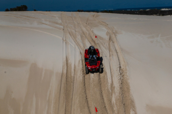 buggy ride in the Lancelin Sand Dunes